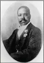  ?? (Courtesy of the Butler Center for Arkansas Studies, Central Arkansas Library System) ?? Napoleon Bonaparte Houser, a prominent Black physician and businessma­n (circa early 20th century) owned the well-known Black Diamond Drug Store in Helena.