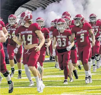  ?? COURTESY OF FLORIDA TECH ?? Division II Florida Tech shut down its football program after the coronaviru­s pandemic hit the program’s athletics budget.