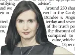  ??  ?? Katherine Garrett-cox: criticised over Alliance Trust’s performanc­e