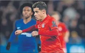  ?? FOTO: GETTY ?? Coutinho, ante el Chelsea El brasileño tiene muy buen cartel en la Premier