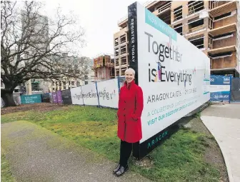  ??  ?? Esquimalt Mayor Barb Desjardins: “It has been a long time coming, but it is a project that we are extremely proud of and can’t wait for."