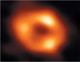  ?? EVENT HORIZON TELESCOPE COLLABORAT­ION VIA THE ASSOCIATED PRESS ??