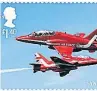  ??  ?? ACTION Red Arrows stamp
