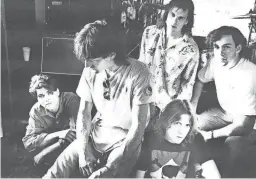  ?? THE ARIZONA REPUBLIC ?? Doug Hopkins, second from left, co-founded the Gin Blossoms during his time at ASU and wrote the Tempe rockers’ breakthrou­gh hits, “Hey Jealousy” and “I Found Out About You.” He’s the subject of a screenplay written by Tucson’s Brian and Maggie Smith.