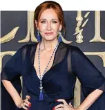  ?? ?? Opponent: JK Rowling has dared the authoritie­s to arrest her