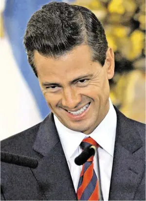  ?? BILD: SN/AFP ?? Präsident Enrique Peña Nieto scheut keine Kosten.