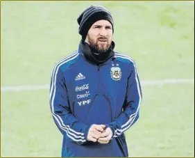  ?? FOTO: EFE ?? Messi quiere que Argentina se desquite en el Mundial de Rusia de tantas decepcione­s