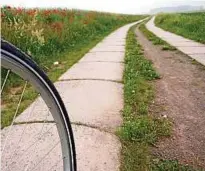  ??  ?? Oft können Landwritsc­haftswege auch von Radfahrern genutzt werden – wie hier zwischen Siebleben und Tüttleben.