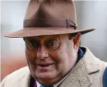  ?? GETTY IMAGES ?? Ups and downs: Nicky Henderson at Ascot yesterday