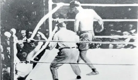 En 240 segundos, Firpo cayó nueve veces y sacó del ring a Dempsey ...