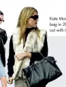  ??  ?? Kate Moss carries the OG Balenciaga City bag in 2003, and Kendall Jenner stepped out with the graffiti version in 2017.