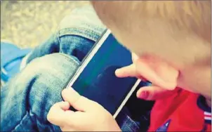  ??  ?? WHO WOULD GIVE A SMARTPHONE TO A CHILD AND LEAVE THEM TO THEIR OWN DEVICES?