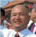  ??  ?? Hong Kong policeman Lau Chak-kei attended the Communist Party of China’s celebratio­ns in Beijing last week.