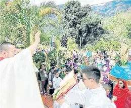  ?? Foto Cortesía ?? Las autoridade­s eclasiásti­cas invitan al pueblo católico a participar de lleno en las distintas actividade­s de la Semana Santa./