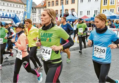  ?? Archivfoto: Thorsten Jordan ?? Am 3. Oktober findet in Landsberg wieder der Stadtlauf statt. Dafür haben sich schon 650 Teilnehmer angemeldet.