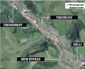  ??  ?? &gt; The proposed bypass route