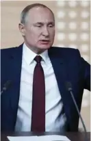  ?? AP ?? Vladimir Putin, presidente ruso, cree excesiva la sanción.
