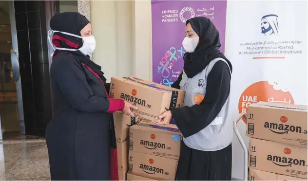  ?? ?? ↑
The FOCP’S Zakat 2022 campaign distribute­s food boxes to less fortunate cancer patients.