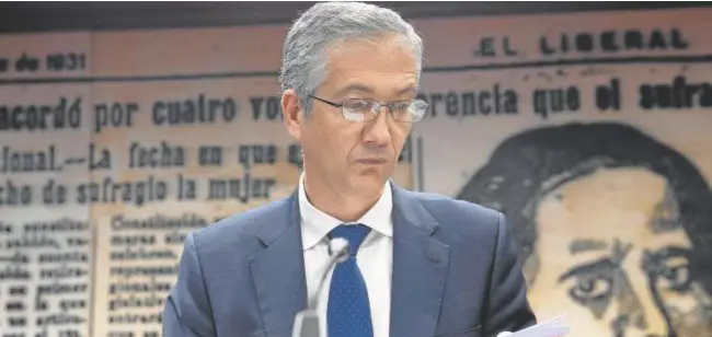  ?? // A. DE ANTONIO ?? El gobernador del Banco de España, Pablo Hernández de Cos