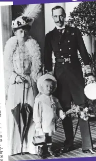  ?? ?? Defiant: King Haakon VII, Queen Maud and Prince Olav