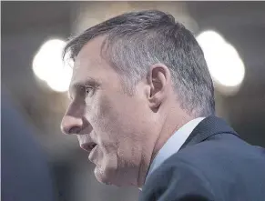  ?? — THE CANADIAN PRESS ?? Conservati­ve leadership candidate Maxime Bernier wants the CBC to refocus on public affairs programs and get out of the advertisin­g market. He also wants to cut CBC’s funding.