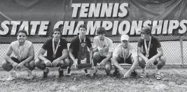  ?? ?? MAST Academy’s boys’ tennis team finished as the state runner-up in Class 2A. It was the best team finish in the school’s history.