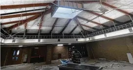  ?? CONTRIBUTE­D ?? Homeless shelter Bridges of Hope has already started on renovation­s in the wake of its awarded ARPA money from Greene County.