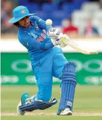  ?? Reuters ?? Indian skipper Mithali Raj (71 not out) scored an unpreceden­ted seventh consecutiv­e half century in ODIs. —