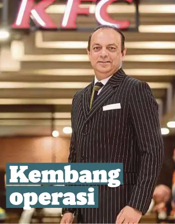  ??  ?? PEREYRA ketuai QSR Brands sejak
Januari lalu.