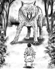  ??  ?? Mahalingam feels Hwan’s illustrati­ons helps bring his characters to life. These are from ‘The Boy Who Couldn’t Cry Wolf’ (left) and ‘Little Red And The Girl In The Riding Hood’. — Parallel Tales