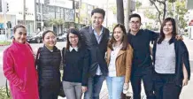  ??  ?? (From left) Doctors Jacqueline Nicole Dos Santos, Maybelle Paige Lim, Keslynn Evangelist­a, Steve Mark Gan and Samantha Leonore Yago with Brian Michael Lam and Dr. Katrina Rose Tan strolling the streets of LA for some relaxation after the 2018 Annual...