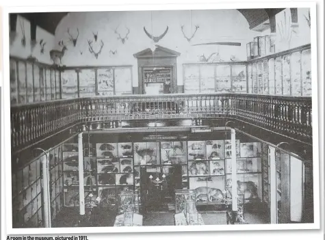  ??  ?? A room in the museum, pictured in 1911.