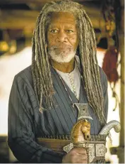  ?? PARAMOUNT PICTURES ?? Morgan Freeman plays the wise Ilderim in “Ben-Hur.”