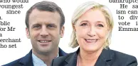  ??  ?? Macron and Le Pen are set to go headto- head