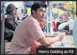  ??  ?? Henry Golding as Kit