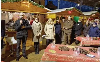  ?? (©Archives Le Pays Briard) ?? La Halle aux fromages donnera toute sa saveur au Marché de Noël.