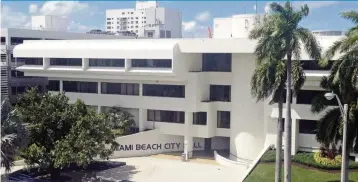  ??  ?? Miami Beach City Hall.