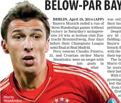  ??  ?? Mario Mandzukic