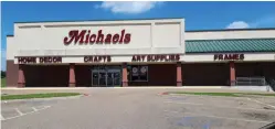  ?? Staff photo by Junius Stone ?? ■ The local Michaels, a craft and hobby retail outlet, was ordered closed Monday by city and county officials. According to officials, Michaels does not qualify as an “essential” business. However, there is a process by which a business can have that judgment changed.