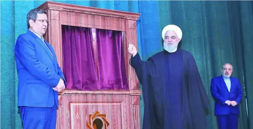  ?? EFE ?? El presidente Hasan Rohani asegura que sigue abierto al diálogo a pesar de su órgado