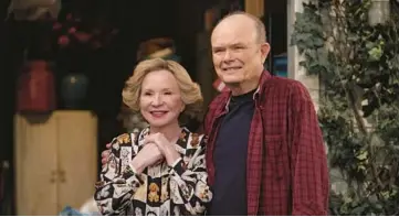  ?? ?? Debra Jo Rupp and Kurtwood Smith as Kitty and Red Forman in a scene from Netflix’s “That ’90s Show.”