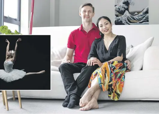  ?? MONIQUE FORD/THE POST ?? Paul Mathews spent 17 years with the Royal New Zealand Ballet. His wife, Mayu Tanigaito, will perform the coveted dual role of Odette/Odile for the first time in her career.