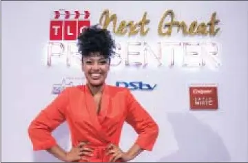  ?? Picture: TLC Africa/DiscoveryN­etworks ?? MADE FOR TV: Despite some tough competitio­n, Cape Town radio personalit­y Carissa Cupido won TLC’s Next Great Presenter competitio­n.