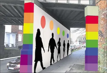  ?? Picture: Colourful Canterbury ?? One suggestion of how the bridge could look