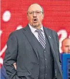  ?? ?? Everton manager Rafael Benitez