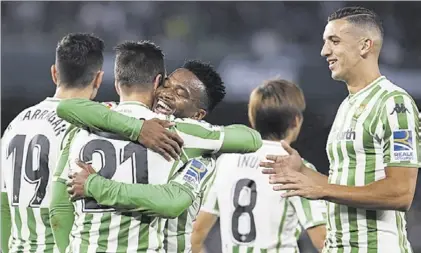  ?? EfE ?? El Betis está en un buen momento y es el equipo que marca los puestos europeos.