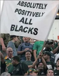  ?? PICTURE: GCINA NDWALANE ?? New Zealand has always had support from local rugby fans.