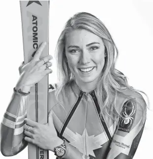  ?? JEFFREY SWINGER, USA TODAY SPORTS ?? Olympic gold medalist Mikaela Shiffrin has won three consecutiv­e slalom titles in the world championsh­ips.