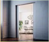  ??  ?? Syntesis flush pocket door system, single system from £295, www.eclisse.co.uk