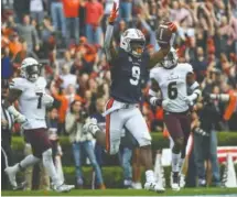  ?? WADE RACKLEY/AUBURN PHOTO ?? Auburn junior running back Kam Martin, who rushed for 453 yards and 6.1 yards per carry as Kerryon Johnson’s backup last season, is expected to start Saturday when the Tigers face Washington in Atlanta.